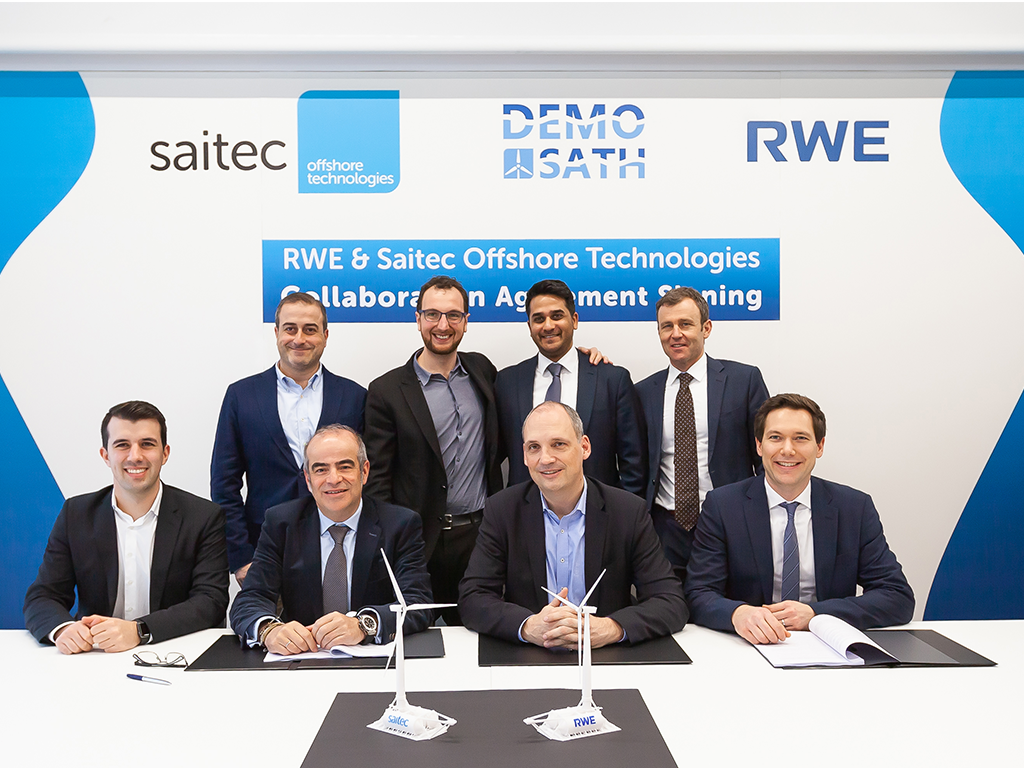RWE & Saitec Offshore Technologies signing