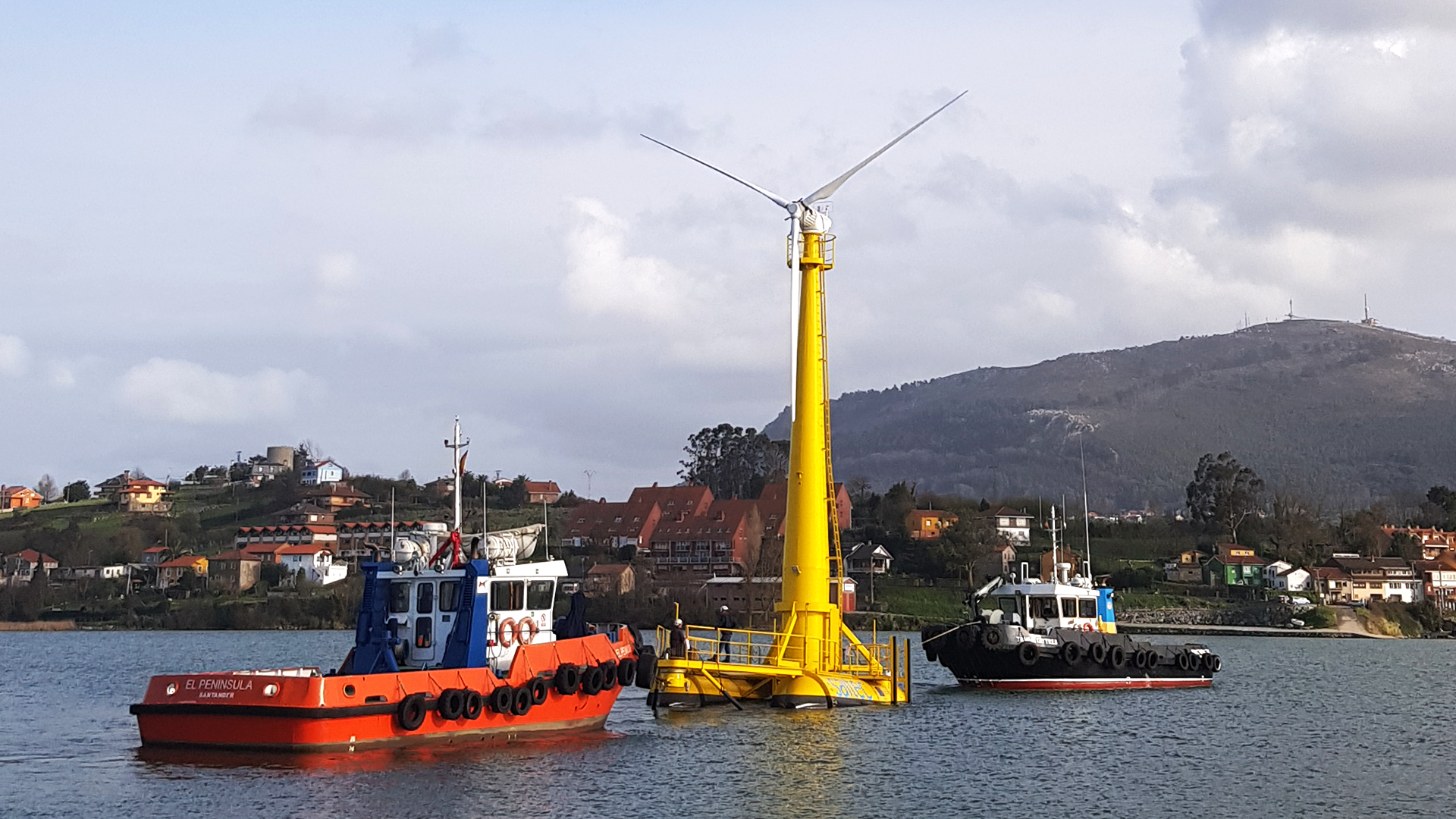 BlueSATH floating wind turbine