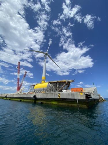 DemoSATH assembled in the Port of Bilbao